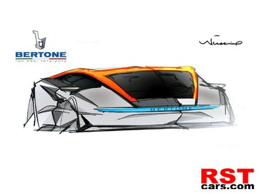 Ателье Bertone покажет в Женеве среднемоторный спорткар